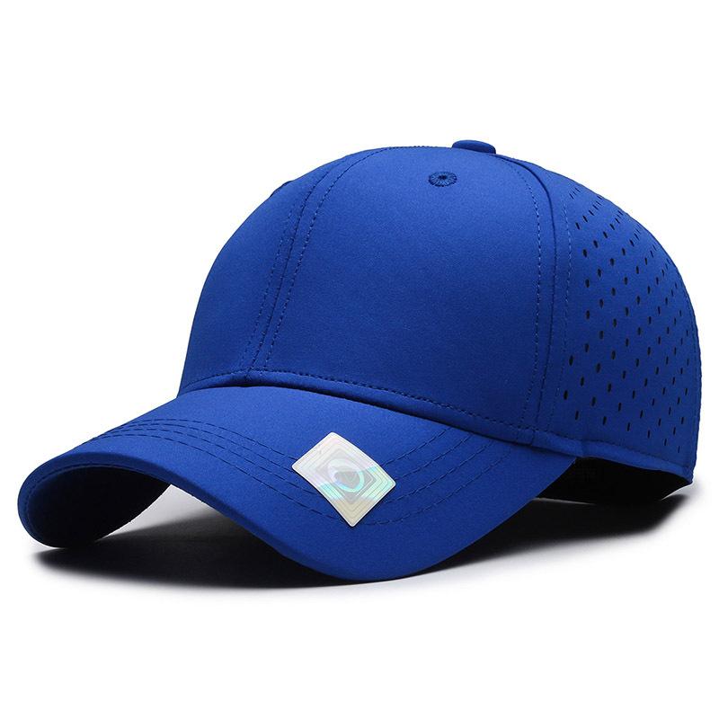 

Однотонная кепка-бейсболка с тентом для женщин и мужчин, солнцезащитная дышащая сетчатая бейсболка для весны и осени королевский синий