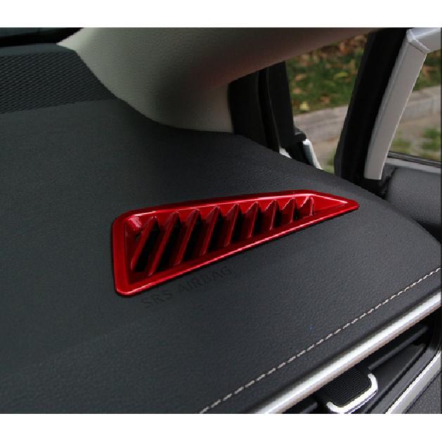 For TOYOTA COROLLA - Dashboard Air Vent Cover Trim Bright red 2pcs