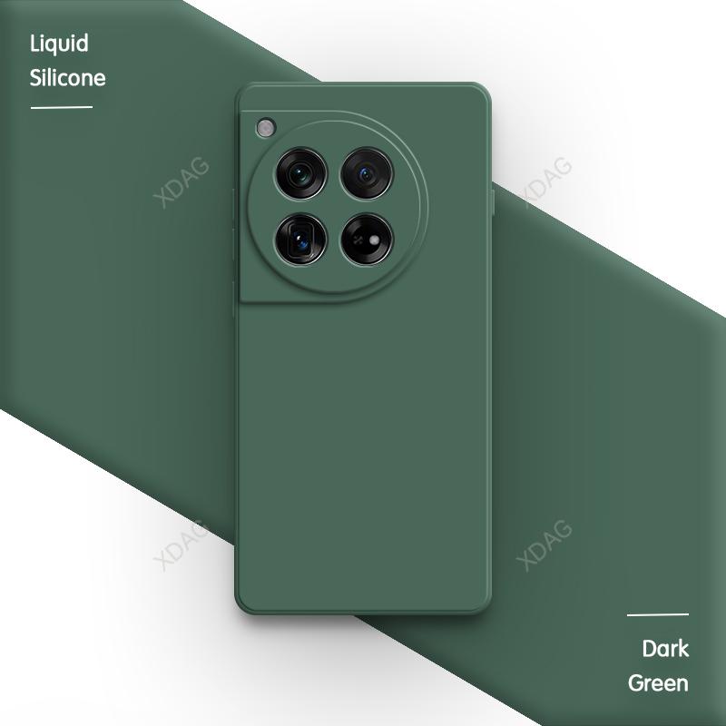 Αρχική Μαλακή Θήκη Κινητού για OnePlus 12 12R 5G Funda Τετράγωνη Αντικραδασμική Υγρή Σιλικόνη Προστασία Κάμερας Υψηλής Ποιότητας Πίσω Κάλυμμα