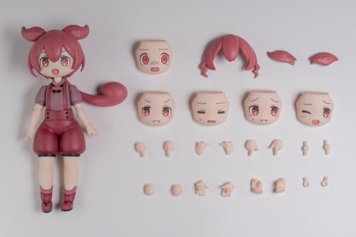 PLUM Plafia Ankomon Mini Figure Set, Approximately 100mm Tall, 1/12 Scale, Pre-Colored Plastic Model Kit, PP225