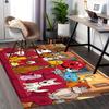 1pc Dogs Room Carpet Rug for Bedroom Living Room Decor Sofa Home Game Area Rug Non-slip Floor Mat. D7220144