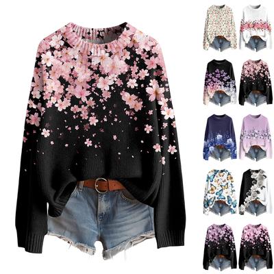 Suéter Gracioso para Mujer de Cuello Redondo Conjunto Sudadera Fea Disfraz