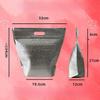 Thermal Insulation Aluminum Foil Disposable Food Delivery Pouch Food Fresh-keeping Refrigerate Bags Self Sealing Zipper Three-dimensional Tote Pockets