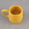 Creative Custom-made Fruit-shaped Pineapple Ceramic Cute Style Mug Large Capacity Universal High-value Coffee Cup