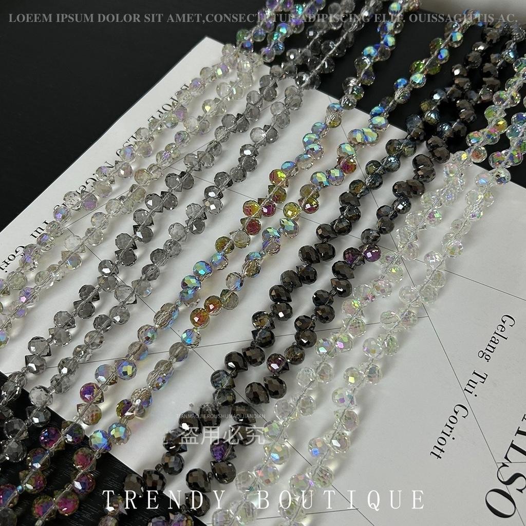 High-End Long Crossbody Phone Lanyard with Water Drop Crystal Beads Anti-Loss Pendant Fashionable Shoulder Strap Pendant