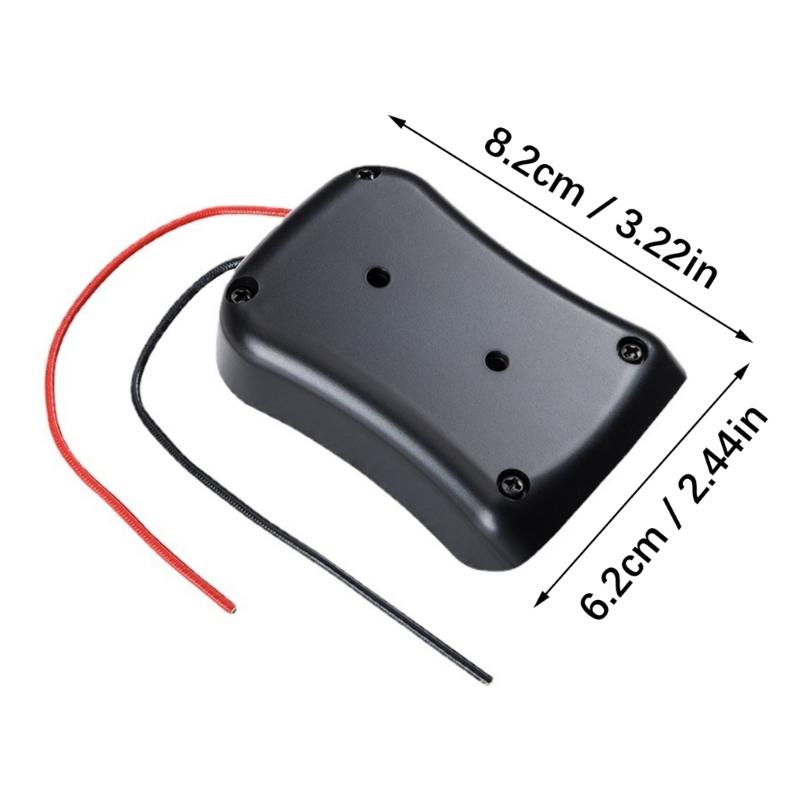 ABS Power Tool Battery Converter for DCB200 DCB203 DCB204 DCB206 DCB606 DCB609 Featuring DIY Wiring And Secure Mounting