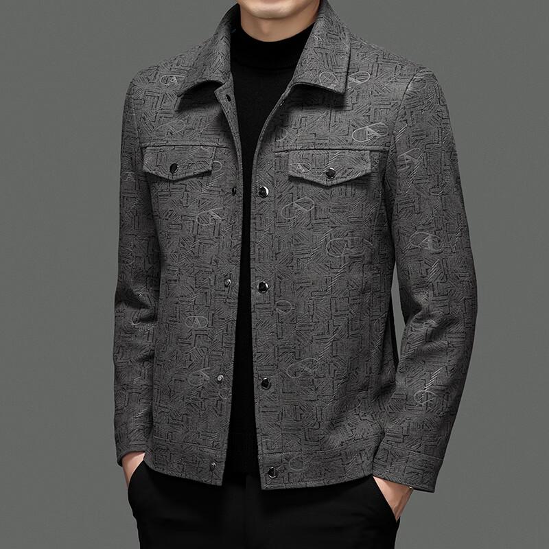 Firstview Men's Jacquard Casual Long-Sleeve Jacket FV26C1015