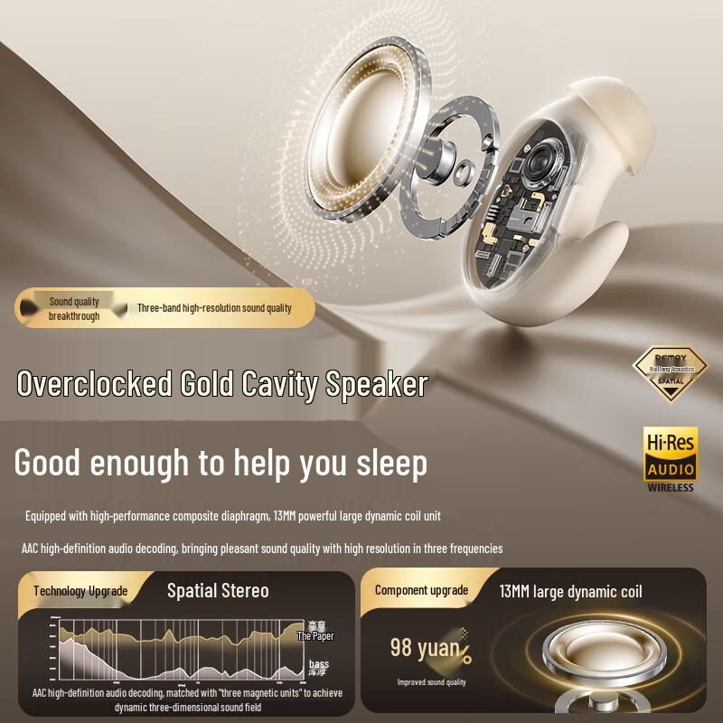 REMAX Ultra-Thin Invisible Sleep Bluetooth Earbuds