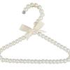 20cm Fashion Pearl Hanger with Bow - Pet, Dog, and Children's Plastic Hanger