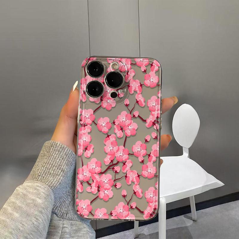 Plum Blossoms In Full Bloom Fashion Phone Case For iPhone 17 16E 15 11 12 14 13 Pro Max 16 Plus 17E Air Shockproof Cover Fundas