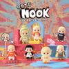 52TOYS BLINDBOX NOOK Plush Blind Box First Edition "OOTD" (Outfit of the Day) Vinyl Face Plush Toy with Interchangeable Dress-Up, Fluffy, Painted,