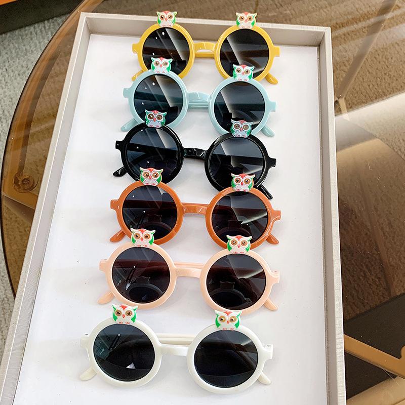 Lenses Baby Glasses Box Children'S Sunglasses Boys And Girls Sunscreen Sunglasses Children Full Frame