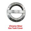 Gas Tank Cover For Suzuki Grand Vitara 2006 2007 2008 2009 2010 2011 2012 Chrome Silver Accessories Decoration Fuel Tank Cap