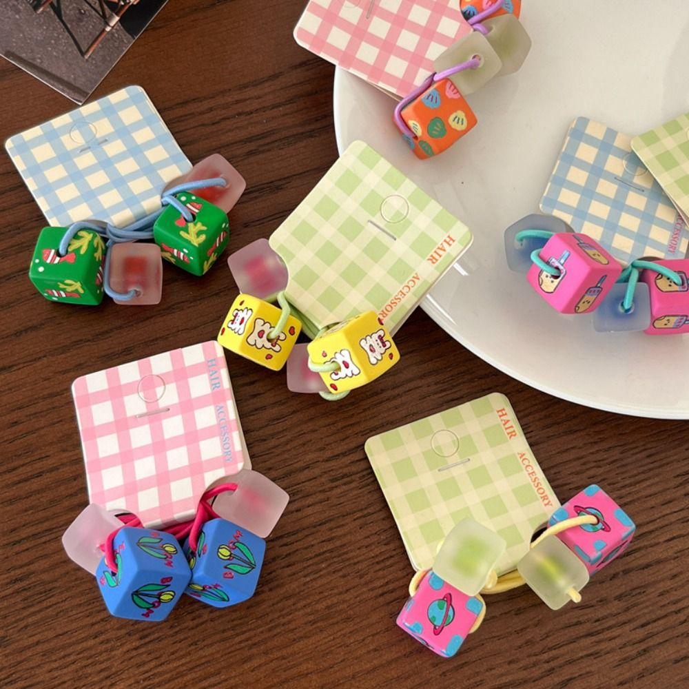 

Блок-мультяшная веревка для волос Головной убор Прекрасная резинка для волос Японская милая веревка для волос Ежедневно