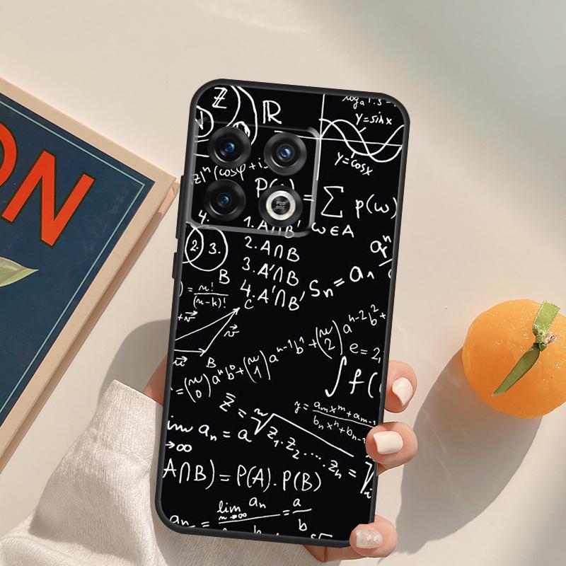 E=mc2 Mathematical Equation Physical Case For OnePlus 15 13 12 11 13R 12R 10T 8T 13T OnePlus Nord 5 CE 3 2 4 Lite N20 N30 Cover