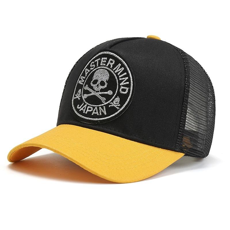 Embroidered cap Men's high-top mesh baseball cap Women's enlarged deepened hat Summer breathable driver's hat