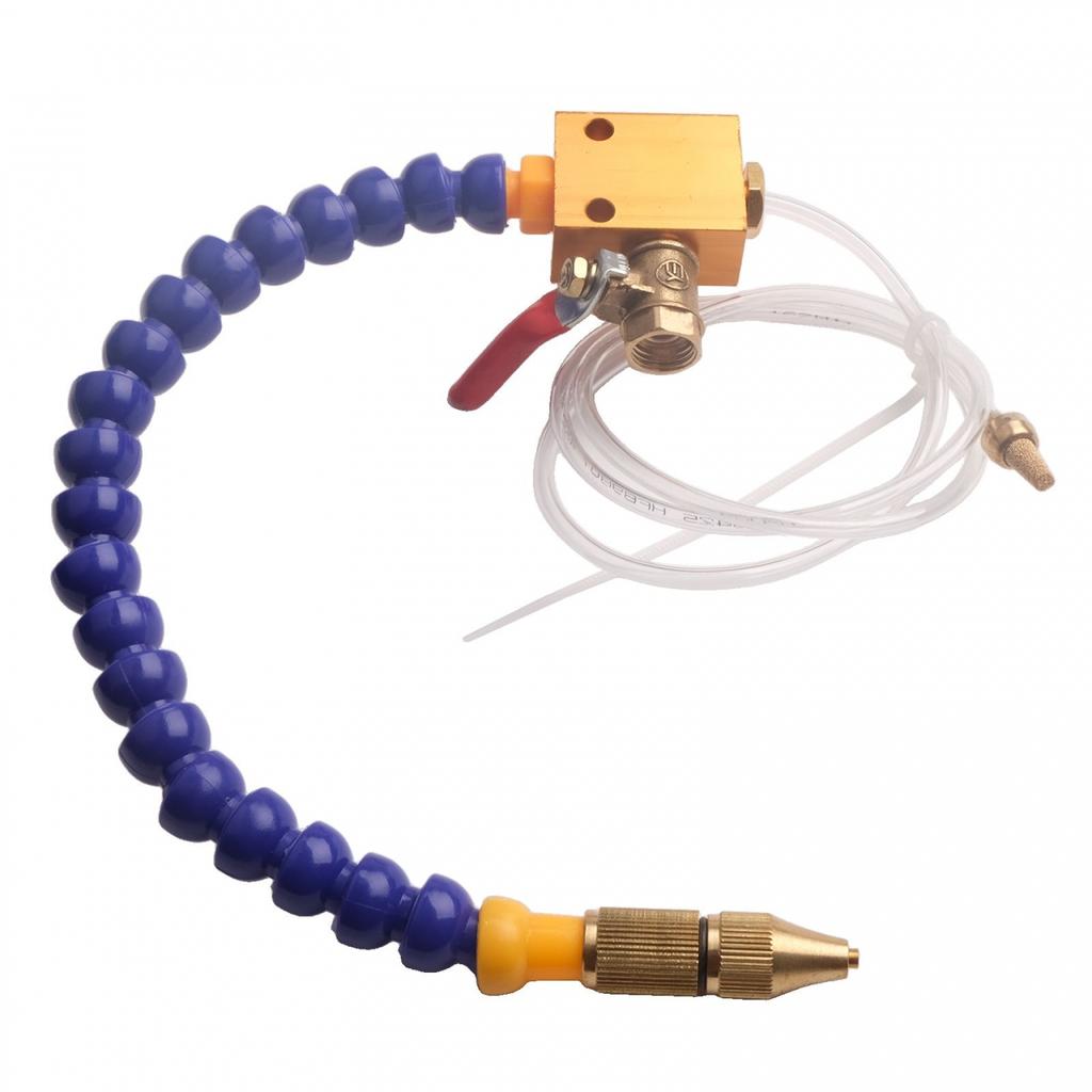 Tool Mist Coolant Injection System Blowing Metal Chips