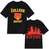 Kanye West College Dropout T-Shirt Damen Musikalbum Harajuku Print Herren Kurzarm T-Shirts Freizeit