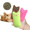 Teeth Grinding Catnip Toys Funny Interactive Plush Cat Toy Pet Kitten Chewing Vocal Toy Claws Thumb Bite Cat mint For Cats