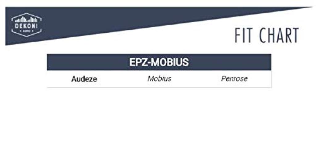 Dekoni Audio Replacement Ear Pads for Audeze Mobius Dekoni Choice Leather & Penrose, (EPZ-MOBIUS-CHL)