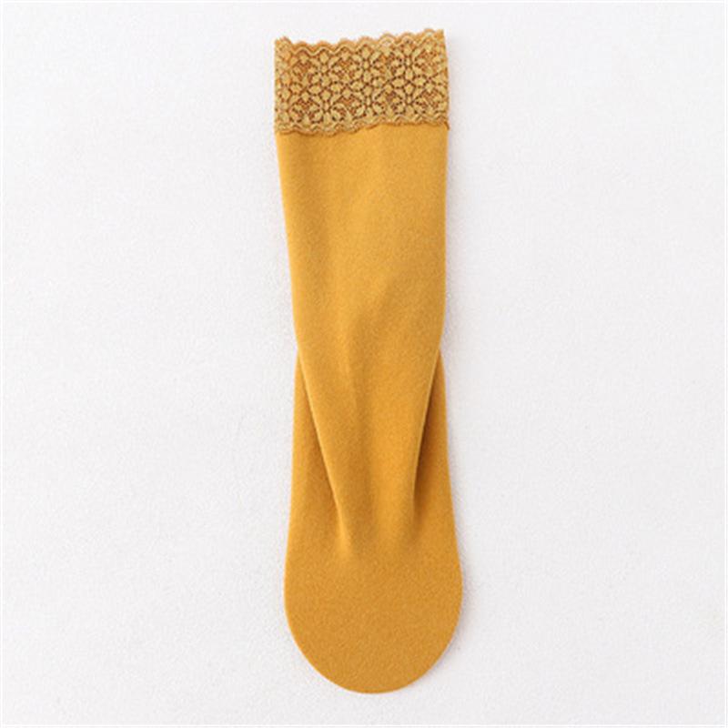 5 Pairs of Women Lace Mid Tube Socks for Spring Autumn Warm Simple Comfortable Casual Breathable Cold Resistance Versatile Socks