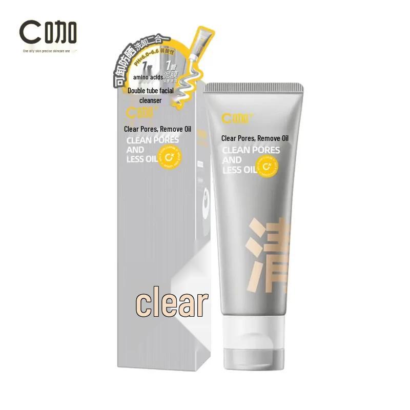 

C-Ka Amino Acid White Clay Purifying Double Tube Cleanser