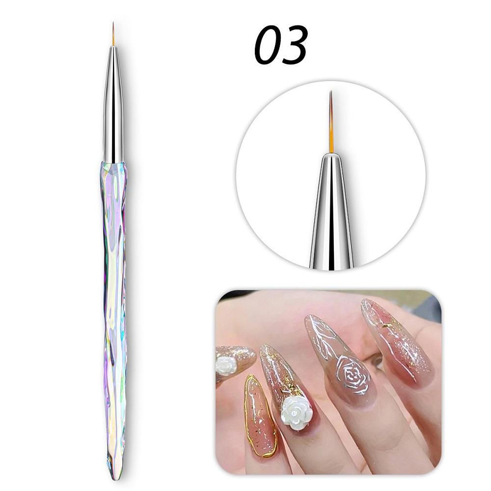 

Nail Art French Liner Lines Stripes Кисть для рисования DIY Ручка для рисования Маникюрные инструменты
