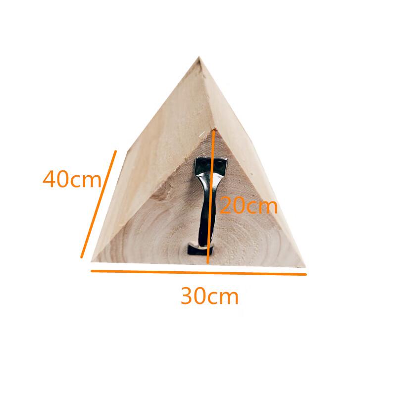 ZUIMI Heavy-Duty Wooden Wheel Chock & Outrigger Pad