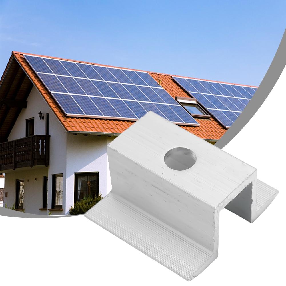 Solar Middle Clamp 3mm Thick Accessories Connecting Solar Panel