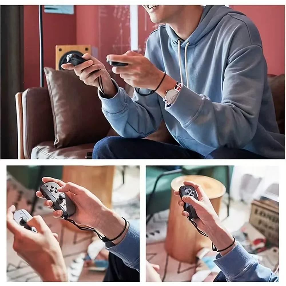 1 Pair Wireless Gamepad Switch Controller Joystick Wrist Strap Lanyard for Nintendo Switch Joy Pad (L/R) Replacement Parts