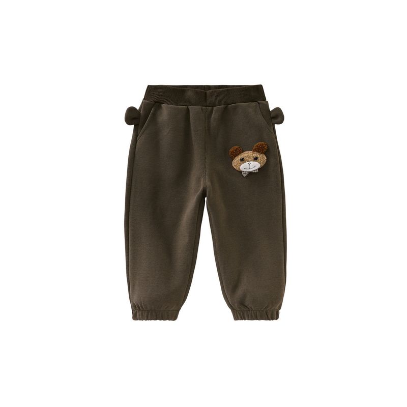 Boys Sports Pants Spring and Autumn Children s Clothing Cartoon Bear Casual Pants Boys Jogger Pants Sweatpants Dmd2137 Coffee 130