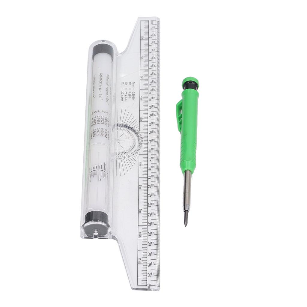 Measuring Rolling Ruler 30cm Various Formulas Horizontal Vertical Parallel Lines Arc Curves Drawing