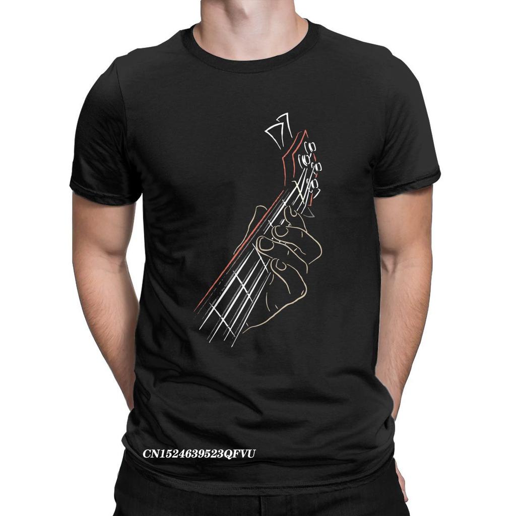 Humorous Active Bass Guitar Rock Music Men Tops T Shirts Casual Tee Shirt Harajuku Tee Shirt Premium Cotton Graphic Printed Tops
