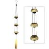 1pc Three Bell Wind Chime Pendant Pray Temple Feng Shui Outdoor Decoration Family Courtyard Great Memorial Chimes Peace-loving P