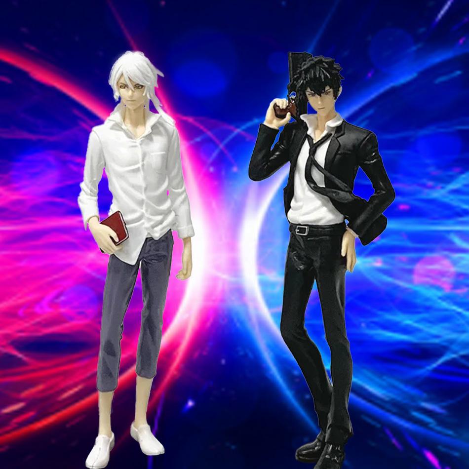 Psycho-pass 18cm Figurină Model Anime PVC Makishima Shougo & Kougami Shinya Ornamente de Birou Colecționabile Figurine Bărbați Cool