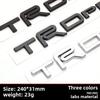 1Pc 3D ABS Car trunk sticker TRDPRO logo For Toyota TRD Yaris Camry Tantu Prado Lande kuluze RAV4 car  repack accessories