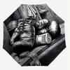 1PC Boxing Money Umbrella-8-Rib Reinforced, Automatic Open, Lightweight & Durable, Fashion Accessory for Outdoor, H0330