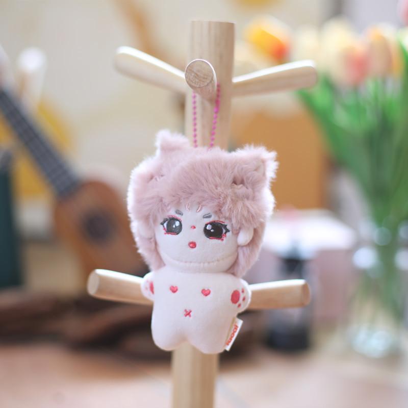 Adorable Plush Doll Keychain Soft Cotton Stuffed Toy Cute Hangable Accessory