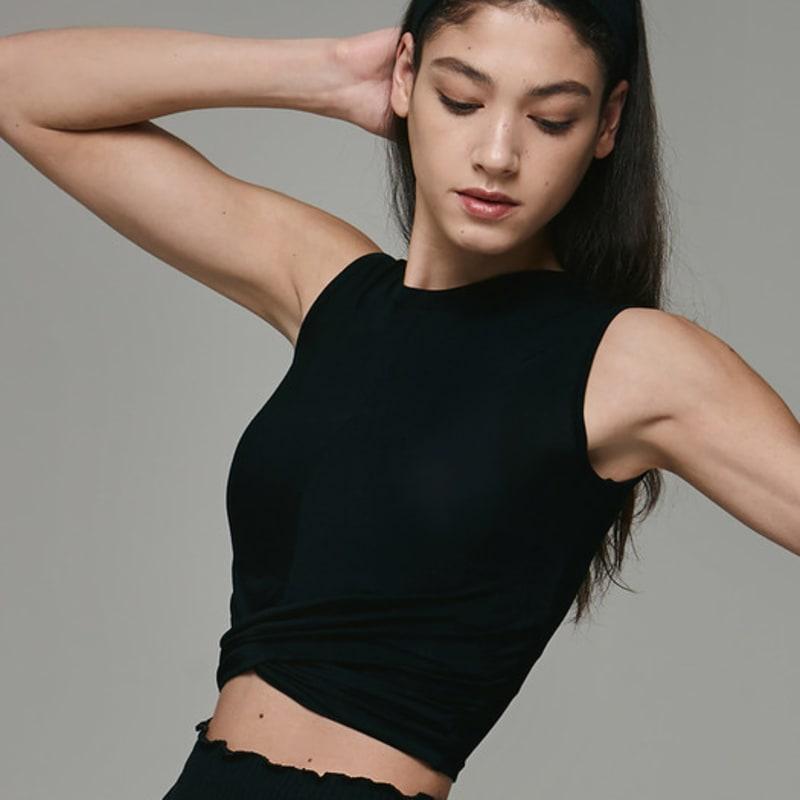 

DEVIWEAR Женская одежда для йоги DEVI-A0003-Черный Пилатес Лаура Голджи Повязка для волос Black_Free