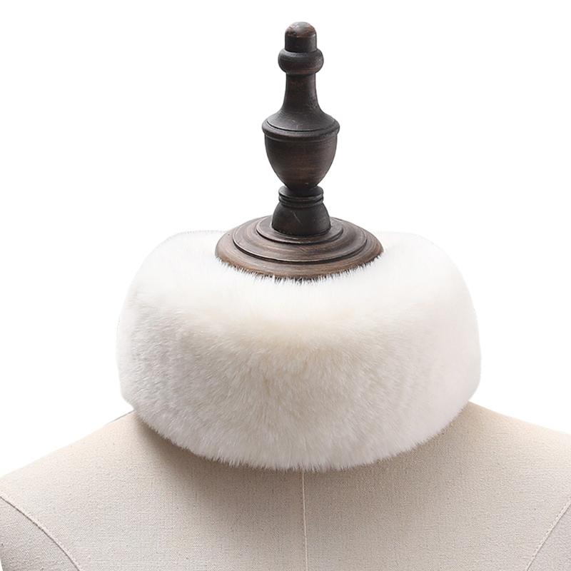 Neck Warmer Scarf Neck Gaiter for Women Girl Rabbit Thicken Warm Scarf