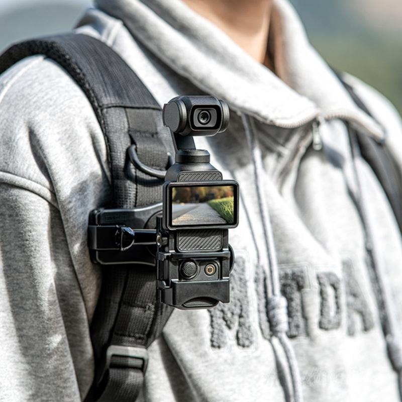 Multifunctional Camera Expansion Adapter For Pocket 3 Camera With Cold Shoe Mount 1/4 Screw Hole For Easy Attachment