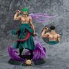 21cm Figure Bath Blood Roronoa Zoro PVC Figure Collection Model Anime Birthday Gifts