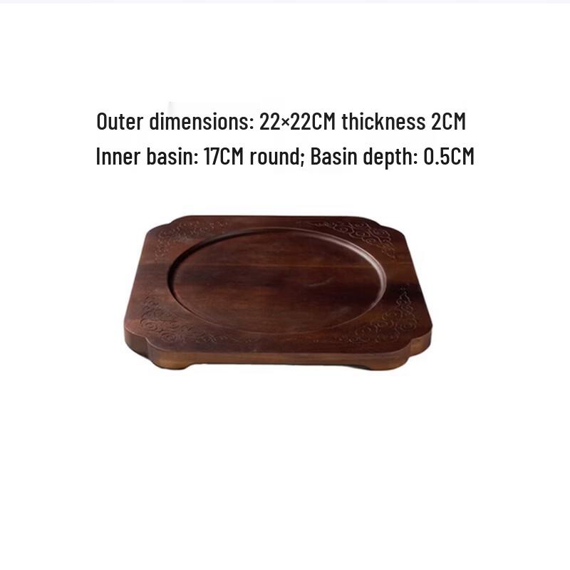 OUOETY Heat-Resistant Wooden Trivet