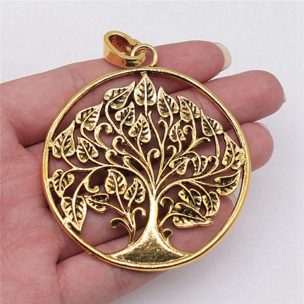 Charms Big Tree Of Life Pendants Wedding Jewelry Findings QC017