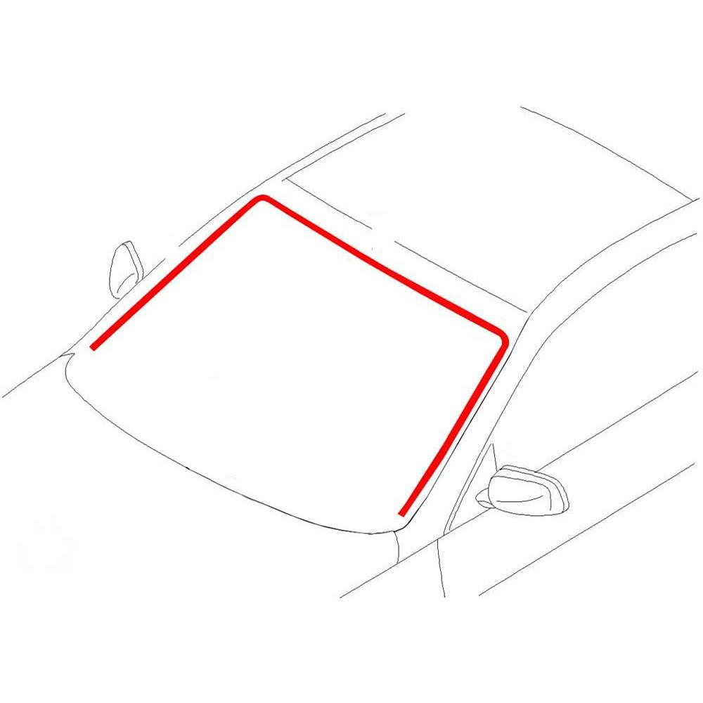 Front Windshield Upper Moulding Seal For BMW E63 E64 6-Series 645ci 650i M6
