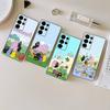 Cute Cartoon Barbapapa Phone Case For Samsung S 24 Fe 25 Ultra Plus 20 Lite 21 30 22 23 24 22 Ultra 5G Fundas