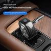 Car Gear Lever ABS Protective Cap Carbon Fiber Decor Cover For Volvo ES90 EC40 EX40 EM90 XC90 V90 V60 XC60 V40 S80 S60 S90 C40 X