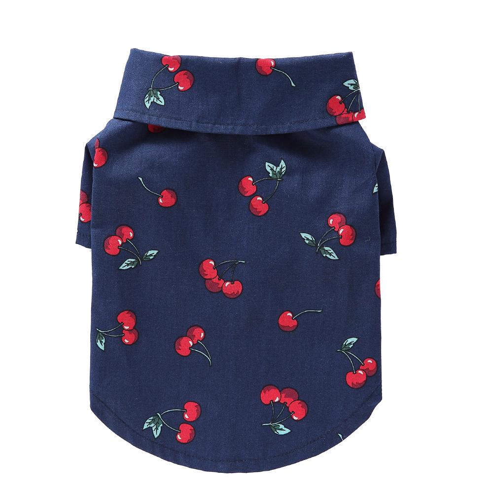Spring and summer breathable pet clothes watermelon pineapple lemon beach beach dog walking summer shirt dog clothes