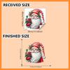 Christmas Cartoon Santa Stickers: Festive Wall Decor for Restaurants & Parties