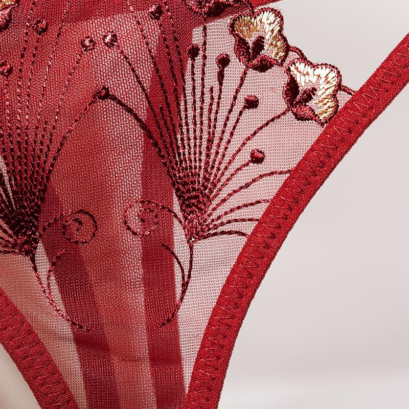 Lace T-Back Panties For Women Sexy Lingerie Seamless Low Waist G-String Female Christmas Underwear